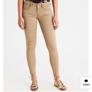 American Eagle Khaki Jeggings | Khaki Pants